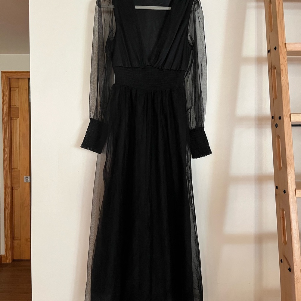 Baltic Born Black Long Sleeve Dress